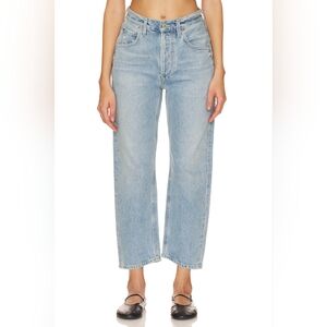 Citizens of Humanity DAHLIA Bow Leg Baby Roll Jeans in Ribbon Wash Size 30